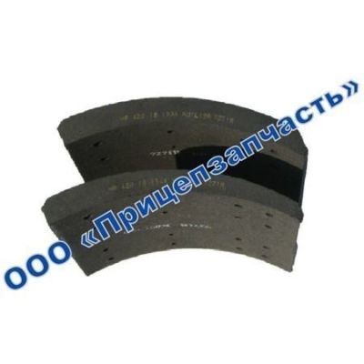 Накладка тормозной колодки L1 А3835 ось 12 тонн Накладка тормозной колодки L1 А3835 ось 12 тонн