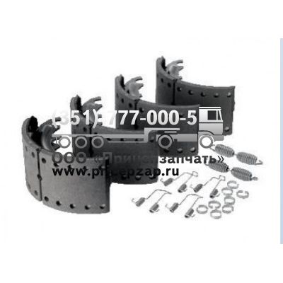 Колодки тормозные+накладки комплект на 1 ось SN4218 BPW-95